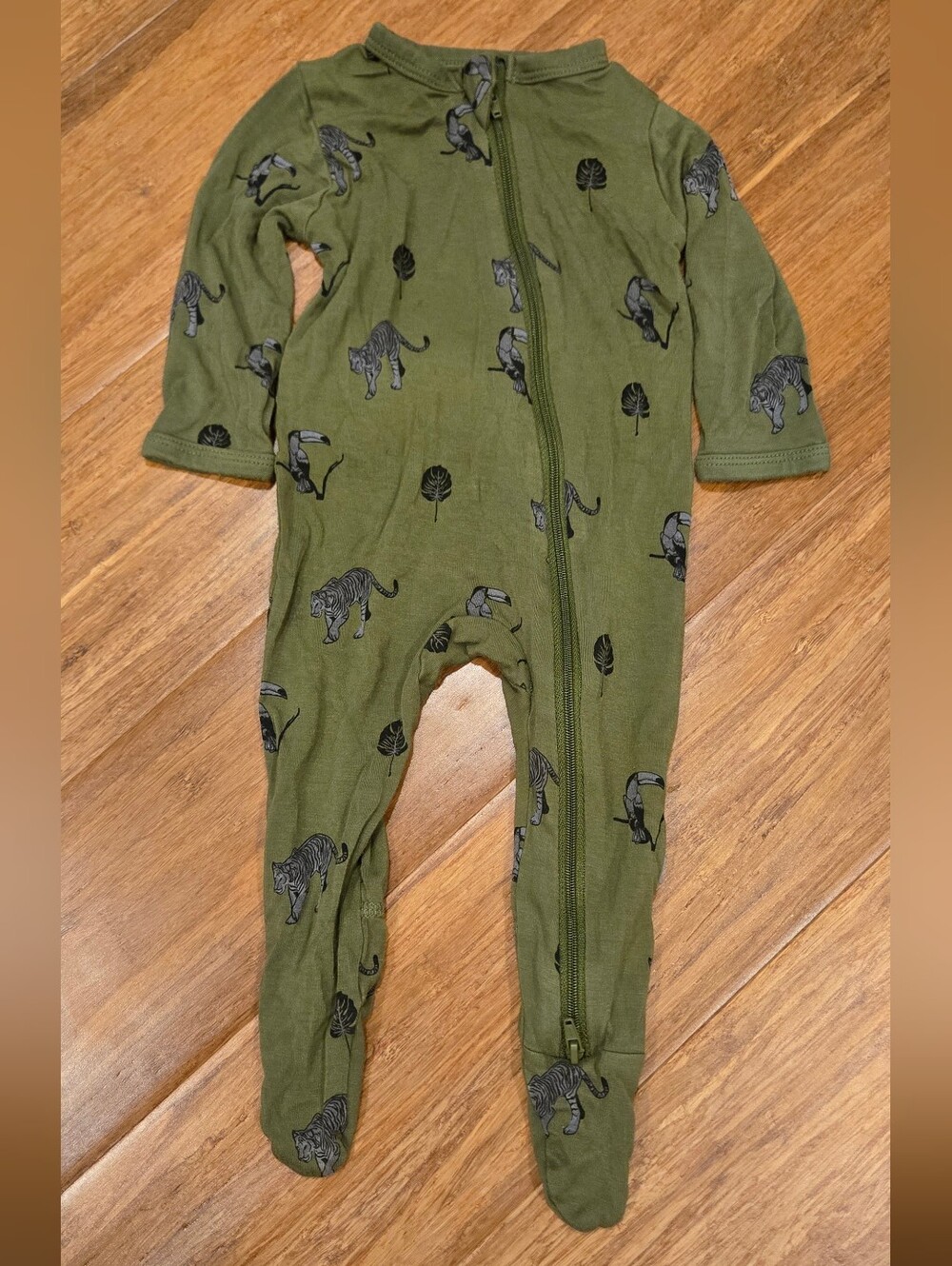 Kyte Baby Double Zipper Footie Pajama Bodysuit